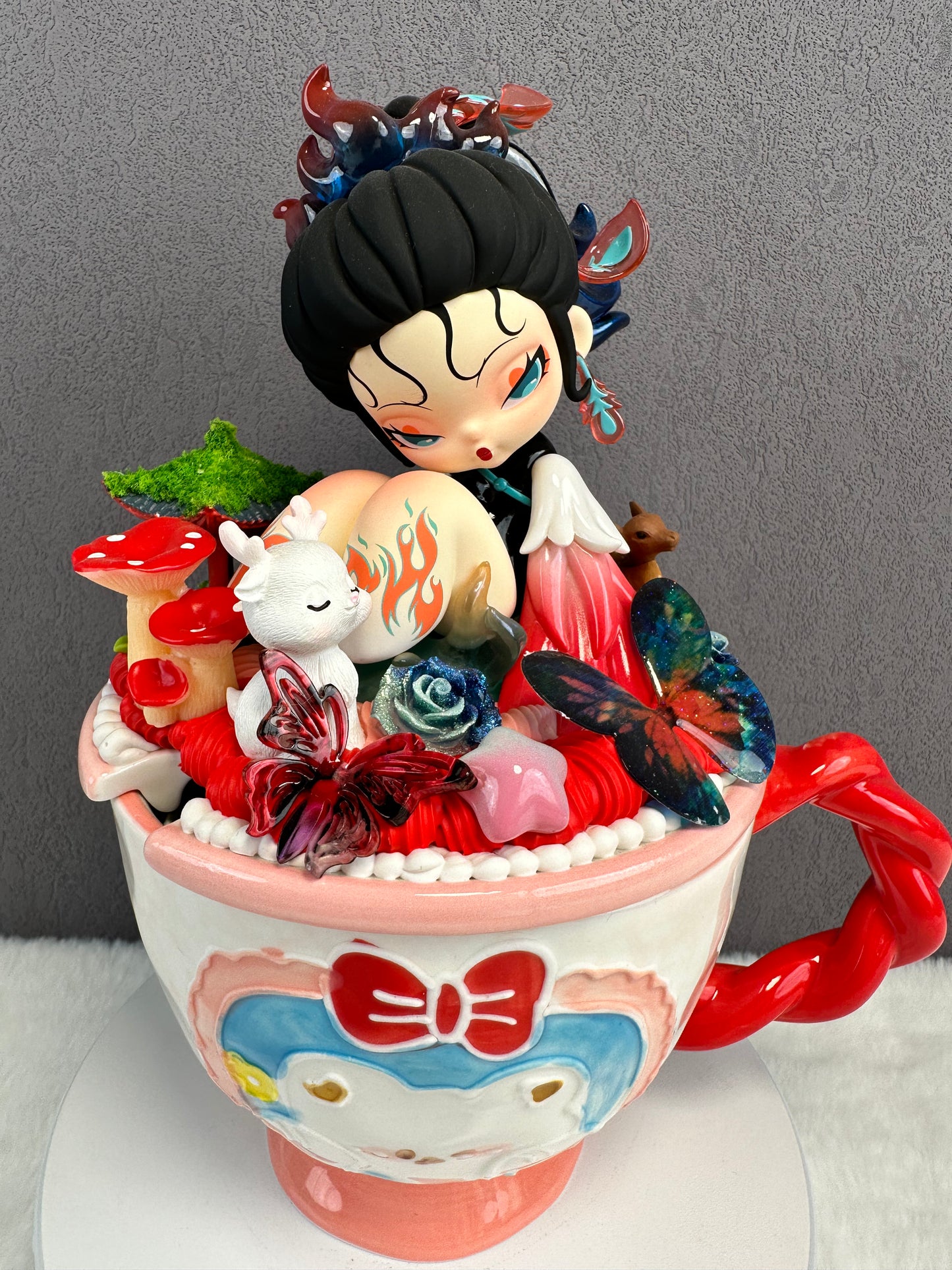 Decoden Doll Oatmeal and Cereal Cup