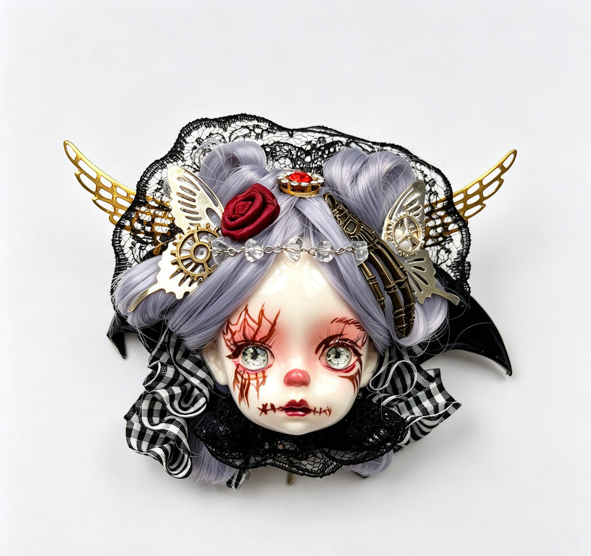 Handmade clay Dolls-Gothic and Scary Style
