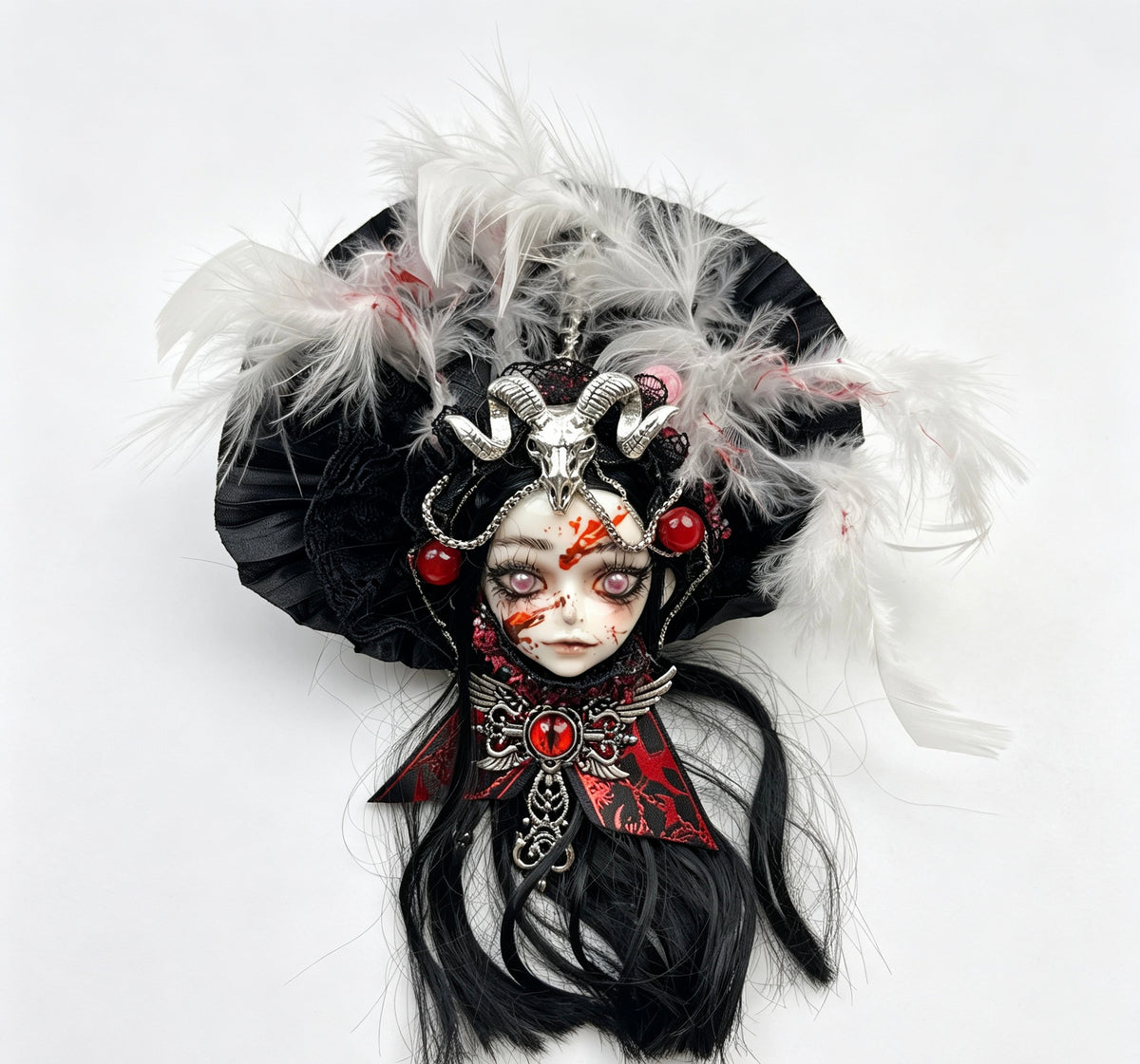 Handmade clay Dolls-Gothic and Scary Style