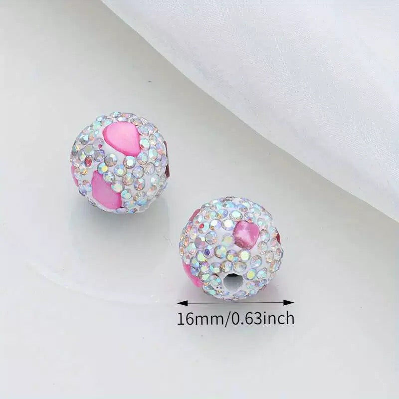Seashell rhinestone beads（16 mm)