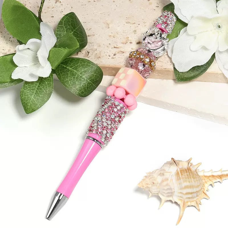 Rhinestone Moon Star Alloy Beads